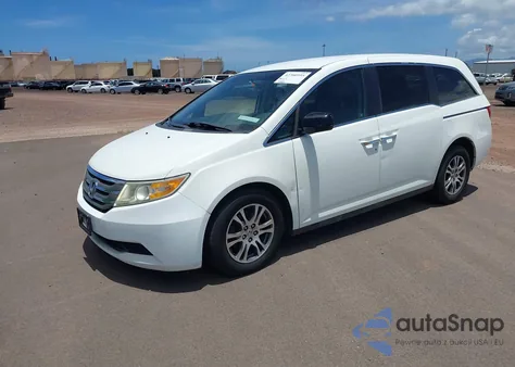 2012 Honda Odyssey Ex from USA, damaged, VIN 5FNRL5H45CB102497
